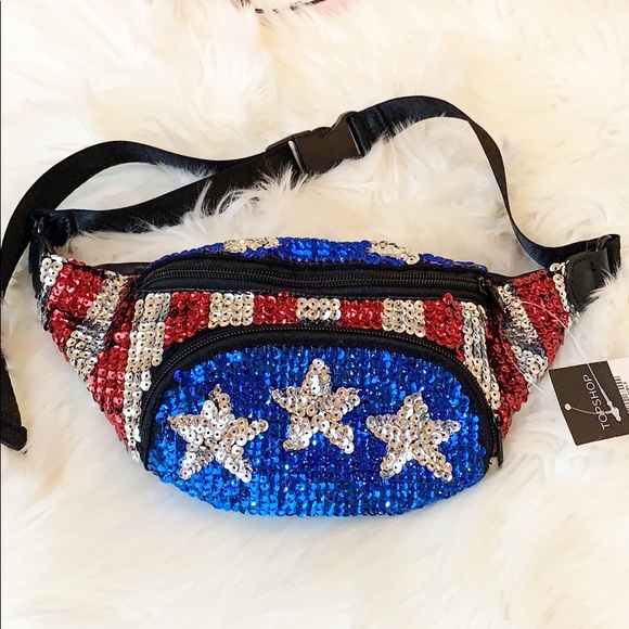 topshop black bum bag